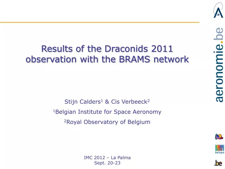 results of the draconids 2011 observation with