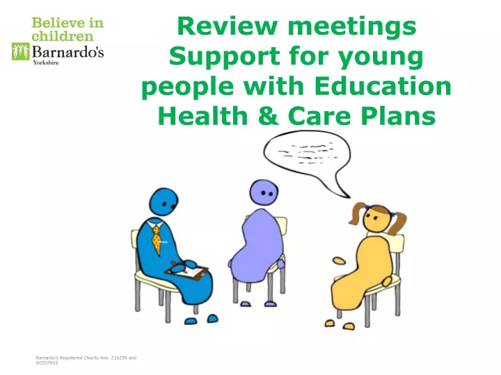 review meetings support for young people with education health care plans