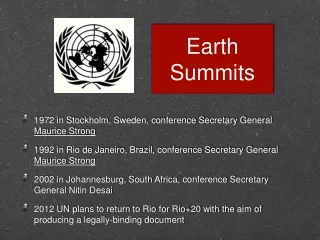 Earth Summits