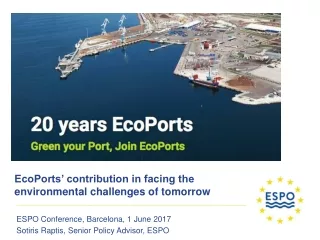EcoPorts’ contribution in facing the environmental challenges of tomorrow