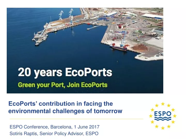 ecoports contribution in facing the environmental challenges of tomorrow