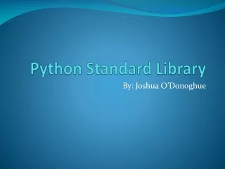 Python Standard Library