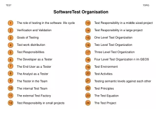 SoftwareTest Organisation