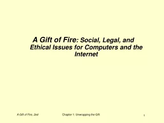 A Gift of Fire, 2ed