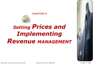 CHAPTER 6 Setting P rices and Implementing  R evenue  MANAGEMENT