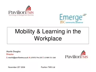 Mobility &amp; Learning in the Workplace