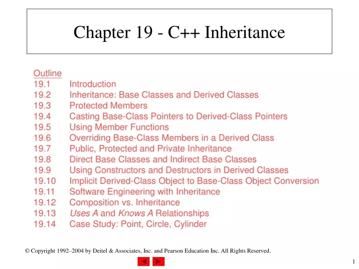 chapter 19 c inheritance