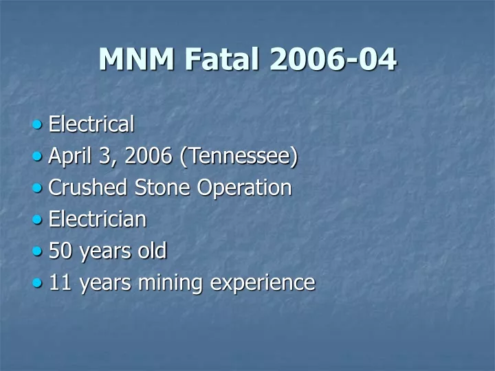 mnm fatal 2006 04