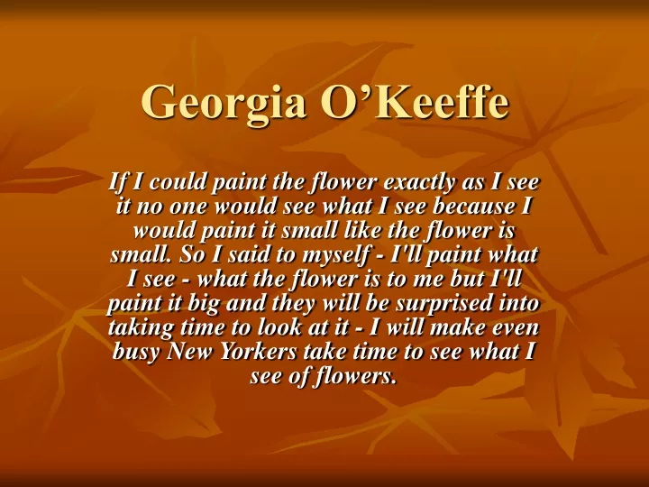 georgia o keeffe