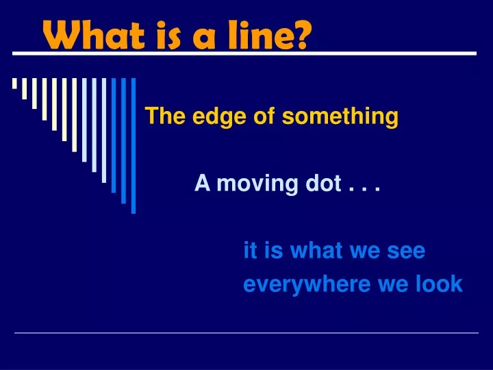 what is a line