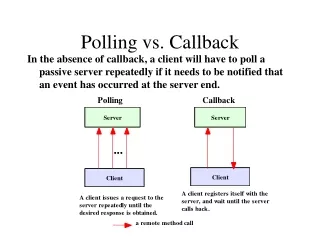 Polling vs. Callback