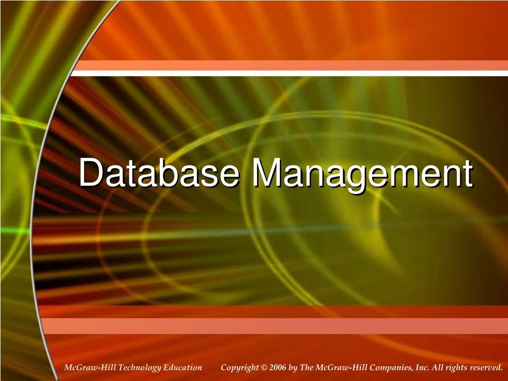 PPT - Database Management PowerPoint Presentation, free download - ID ...