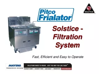 Solstice - Filtration System