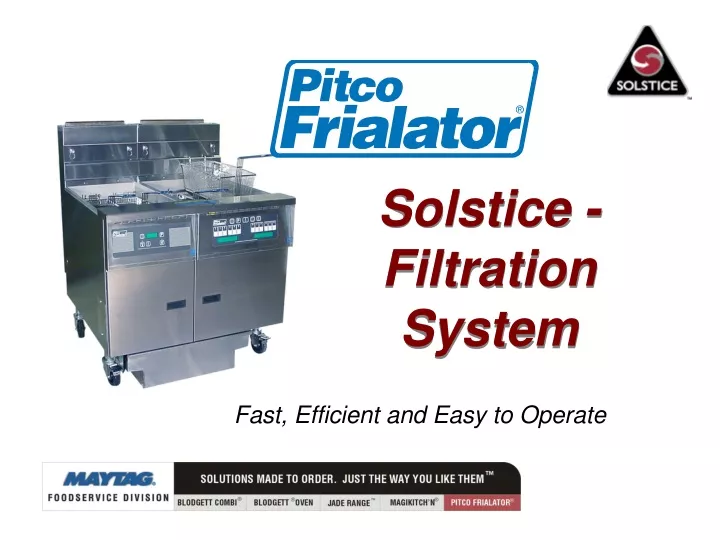 solstice filtration system