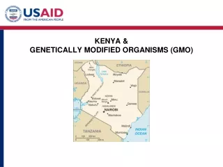 KENYA &amp; GENETICALLY MODIFIED ORGANISMS (GMO)