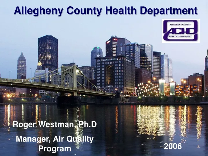 allegheny county health department