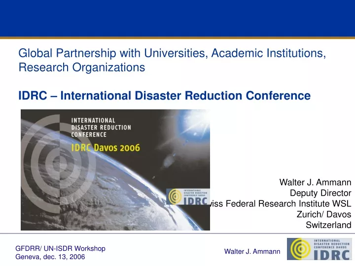 global partnership with universities academic