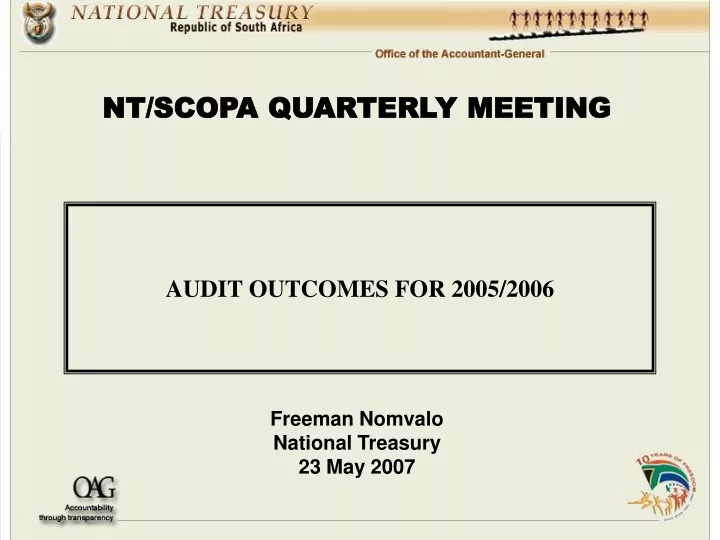 nt scopa quarterly meeting