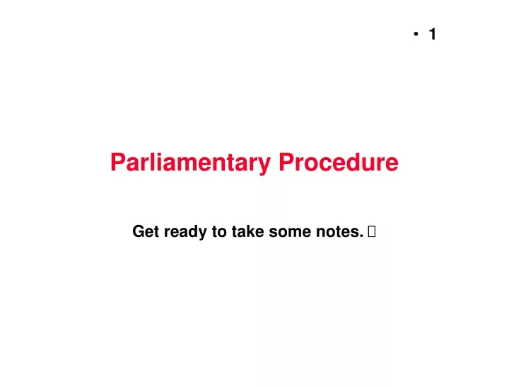 Ppt Parliamentary Procedure Powerpoint Presentation Free Download Id9626850