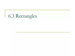 6.3 Rectangles