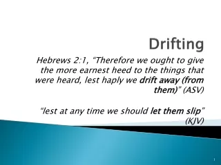 drifting