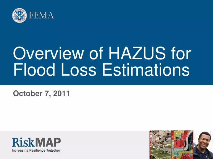 overview of hazus for flood loss estimations