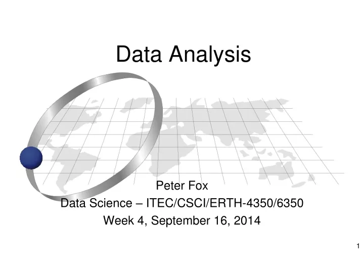 data analysis