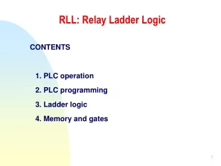 RLL: Relay Ladder Logic