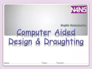 Computer Aided                    Design &amp; Draughting