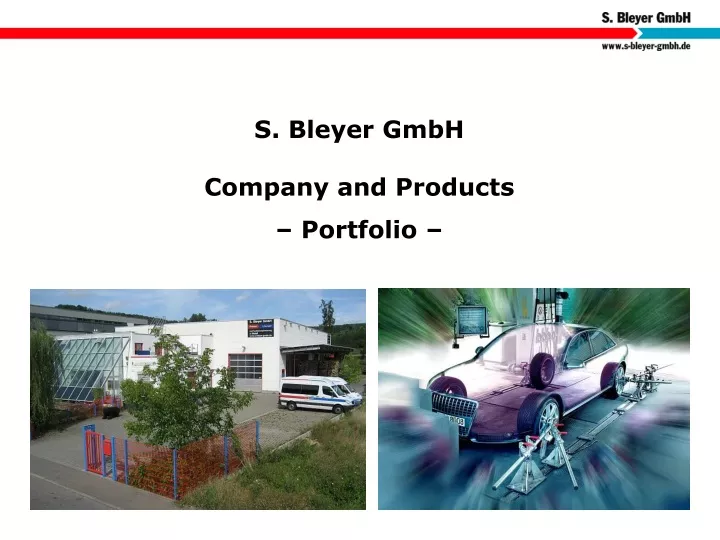 s bleyer gmbh company and products portfolio