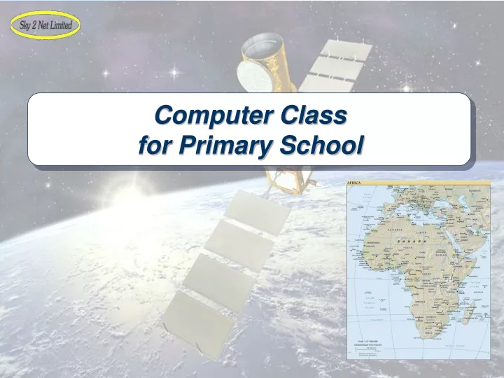 computer class for primary school