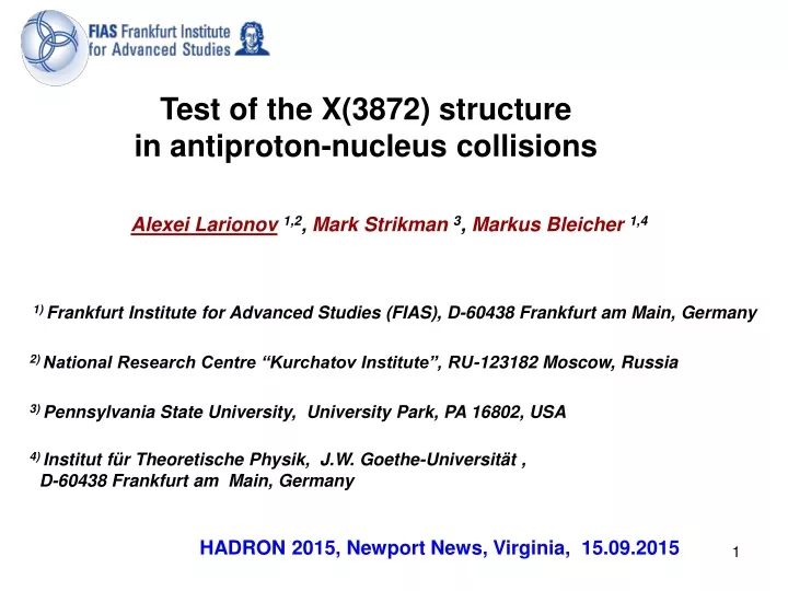 test of the x 3872 structure in antiproton nucleus collisions