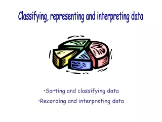 Classifying, representing and interpreting data