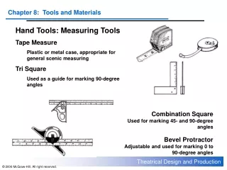 Hand Tools: Measuring Tools Tape Measure