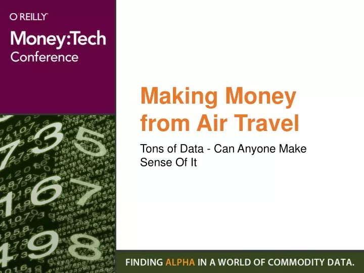 making money from air travel