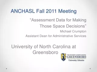 ANCHASL Fall 2011 Meeting