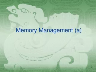 Memory Management (a)