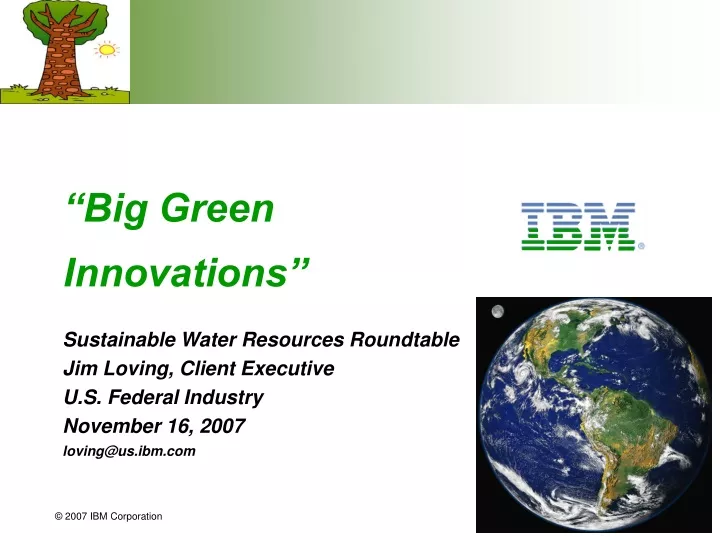 big green innovations