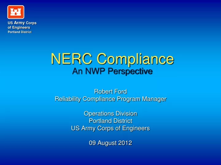 nerc compliance an nwp perspective