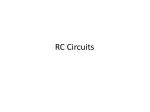 RC Circuits: Charging and Discharging Capacitors - slide 1