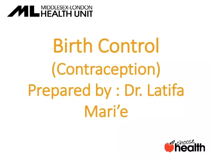 birth control contraception prepared by dr latifa