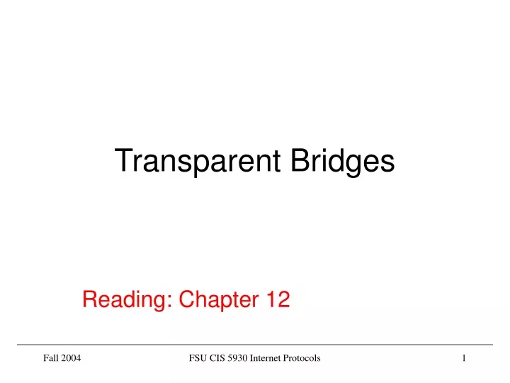 transparent bridges