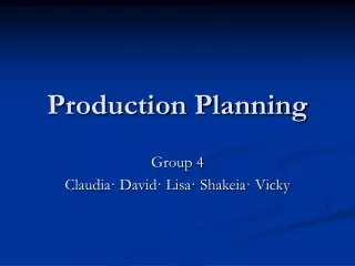 Production Planning