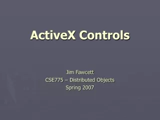 ActiveX Controls
