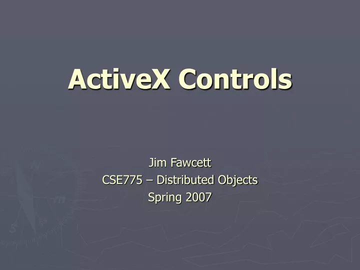 activex controls
