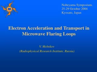 Electron Acceleration and Transport in Microwave Flaring Loops