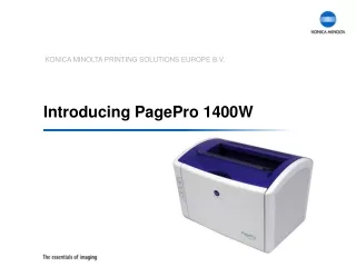 Introducing PagePro 1400W