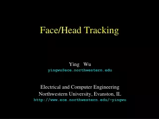 Face/Head Tracking