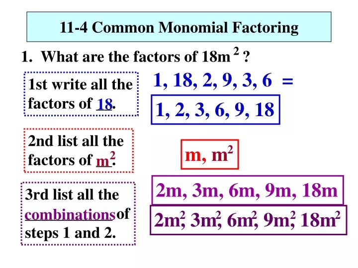 11 4 common monomial factoring