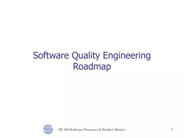 software quality engineering roadmap